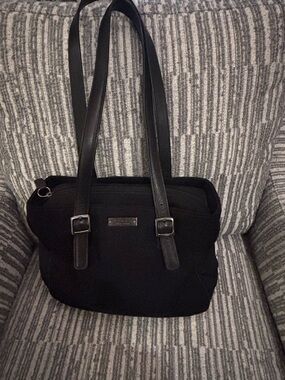 Coach Vintage Black Microfiber Tote